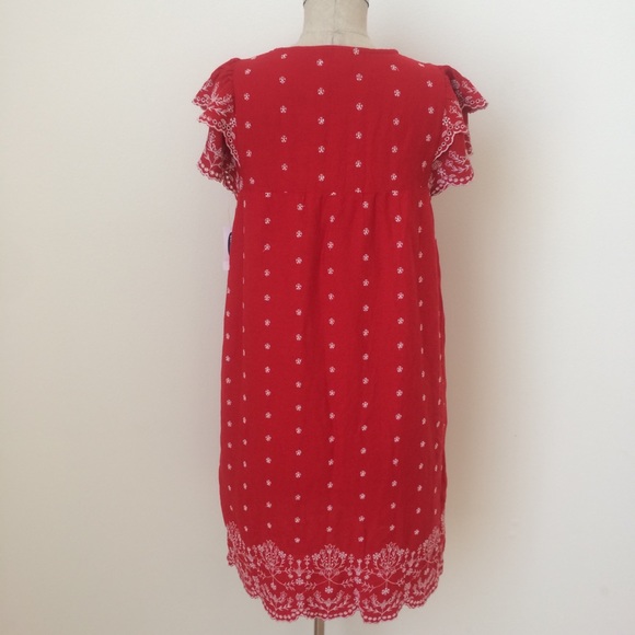 Old Navy Linen Embroidered Boho Dress - Picture 4 of 6